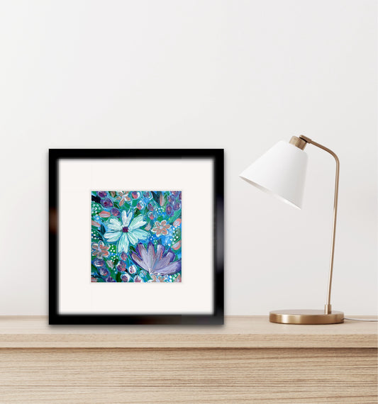 Aqua Blooms