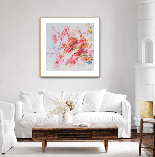 Neon Splash - Fine art print